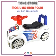 Mainan Anak Mobil Polisi Duduk Dorong Ride On - Mainan Mobil Mobilan Anak Bisa Di Naikin Dan Didoron