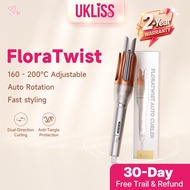 Ukliss FloraTwist Auto Hair Curler Seramik Ion Mudah Guna Cepat Styling Suhu 200℃ Rumah Travel