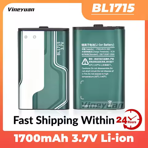 Hytera BL1715 Battery 3.7V 1700mAh Li-ion Battery for Hytera HYT TC-320 TC320 Two Way Radio Recharge