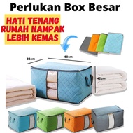 Large Storage Bag Box Container 65L Capacity Can Fit3 Pillow Boleh Simpan Cadar Toto Selimut Materia