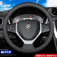 มือจับรถ Suzuki Genuine Leather Steering Wheel Cover for Swift Dzire Jimny Vitara Ignis across Serie