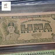 Uang Kuno ORI 5 Rupiah Tahun 1947