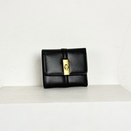 JWETNIK WW-11BK BLACK ELLE HIGH QUALITY LEATHER TRIFOLD WALLET (NO LOGO)
