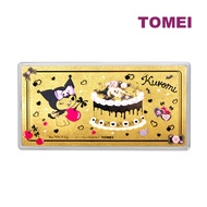 TOMEI X SANRIO Kuromi Gold Wafer 1G, Yellow Gold 9999
