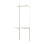 upright/shelves/drying rack, white 66x61x197 cm ALGOT  Wall