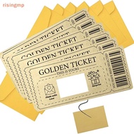 [risingmp] Scratch-off Card Raffle Gift Scratch Off Ticket Golden Ticket Surprise Concert Ticket Par