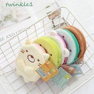 TWINKLE1 Sumikko Gurashi Plush Purse Cute Gift Headset Bag Wallet Hang Pendant Corner Creatures Japanese Cartoon USB Cable Bag