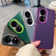 For Huawei P50 Huawei P50 Pro P50E P50pro case Luxury Metallic Aurora Skin metallic paint Matte Cove