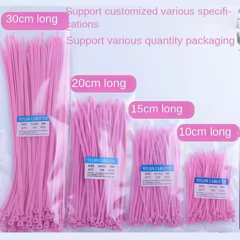 Cable Organizer Nylon 66 Zip Tie for Home Garden Plastic Ties Under Desk Cable Management Unity Band