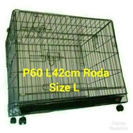 HITAM Trusted Black Wheel D02 Cat-Bunny Cage