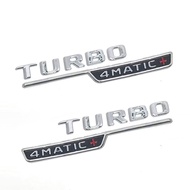 Benz Turbo 4Matic+Word Sticker Font Body