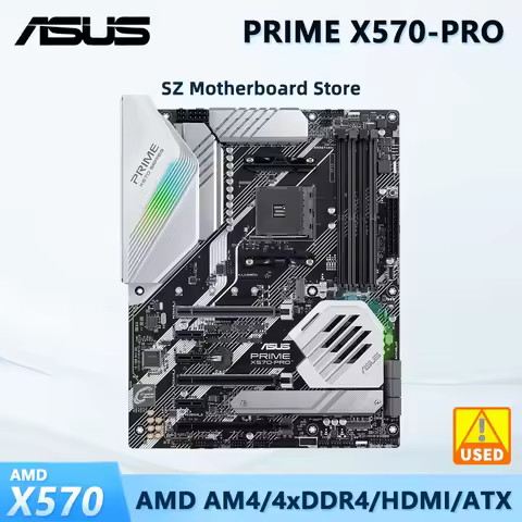 Placa base X570 AM4 PRIME X570-PRO compatible con Ryzen 5 5600G 5600/Ryzen 7 5700x3d 5800x3d 5700x/R