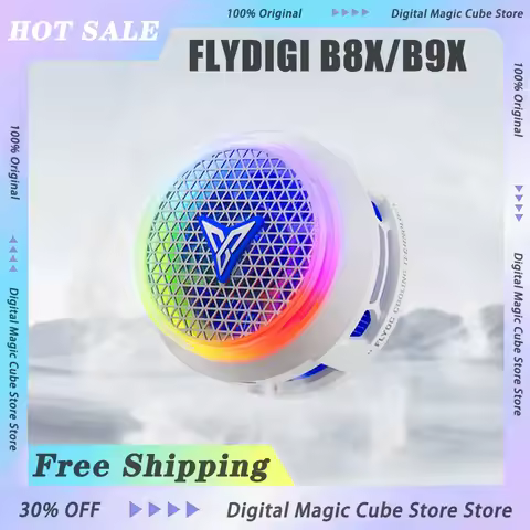 Flydigi B8X/B9X Magnetic Cellphone Cooler Frequency Conversion Super Heat Dissipation Radiator RGB L