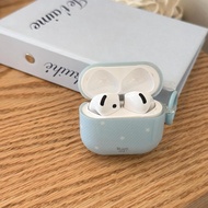 Korean Cute Fresh Blue Star Protective Case for Airpods 4 3 2 1 Airpods pro 4 3 2 1 Airpod2 Earphone