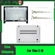 For Lenovo Flex 2 14 5CB0F76776 Laptop Rear Lid Back Top Cover Bottom Case Housing White A B D Shell