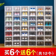 Shoe Organizer Thickened Foldable Transparent Shoe Storage Box Home Shoe Cabinet Plastic Shoe Storag