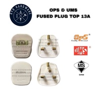 ➡️OPS & UMS⬅️ Fused Plug Top 13A