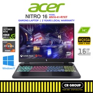 Acer Nitro 16 AN16-41-R7XT - AMD Ryzen 7 7840HS - GeForce RTX 4060 8GB - 16GB DDR5 RAM - 1TB SSD (2Yrs Agent)