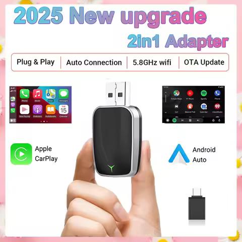 2025 New Upgrade Smart CarPlay Box Stable Wireless Connection Instant Pairing Drive Smarter Plug&Pla