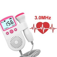 (whit Gel)3MHz Ultrasound Baby Heart Rate Detector Pregnant Ultrasonic Baby Heartbeat Monitor Fetal