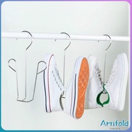 AF Stainless Steel Shoes Drying Hanger Shoes Drying Rack Hanging Shoe Organizer Space Saving 1Pc