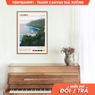 Wall paintings, Oil Paint, Azores Wall Art, Azores Poster, Azores Photo, Azores Wall Decor, Portugal