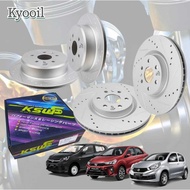 Perodua Bezza 2016/ Aixa 2014/ Myvi Lagi Best 2014 Front KSW Performance Brake Disc Rotor