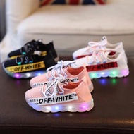 Walker Shoes Sporty Off White LED