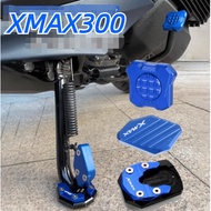 Suitable for YAMAHA XMAX300 XMAX250 motorcycle modified side brace enlarged foot pad side tripod enlarged seat bracket aluminum alloy anti-slip pad