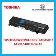 Quality Replacement Battery / Bateri Laptop TOSHIBA PA3399U-1BRS PABAS057 M300 S100 Tecra A3