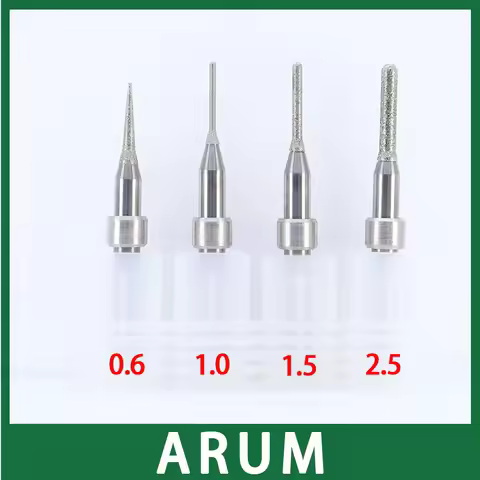 ARUM 5X-300/5X-400 CADCAM 4mm Shank Diamond Grinder for Lithium Disilicate, Hybrid Composite,etc