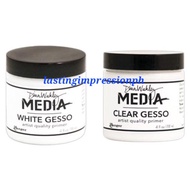 Ranger Dina Wakley Media White & Clear Gesso 4fl oz