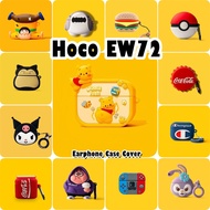 READY STOCK!For Hoco EW72 Case Casing Soft Silicone Cartoon Innovation Earphone Case Cover NO.2