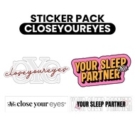 Sticker Pack Close Your Eyes