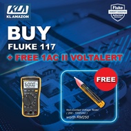 (100% ORIGINAL FLUKE FAST DELIVERY) Fluke 117 Digital Multimeter with Non Contact Voltage | 36 Month