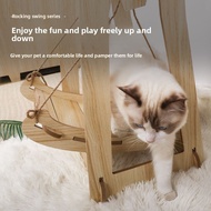Pet Cat Wooden Shaking Bedding Double-Layer Anti-Rollover Swing Hanging Hanging Nest Hammock Cat Bed