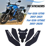 3D Resin Sticker Fuel Tank Protection Protective sticker set For GSX-S750 GSX-S 750 GSX S750 Z 2017-