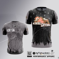BAJU KORBU GAYONG KORGA 3 | Sublimation Tshirt Jersey