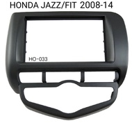 กรอบจอแอนดรอยด์ หน้ากากวิทยุ หน้ากากวิทยุรถยนต์ HONDA FIT/JAZZ, CITY ปี2005-2010 ระบบแอร์ ออโต้สำหรับเปลี่ยนเครื่องเล่น 2DIN7"_18cm. หรือ Android 7"