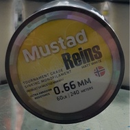 🔴ส่งด่วน🔴 สายเอ็น Mustad Reins สีขาว จัดเต็ม งานดี เหนียวอัดมันส์ ม้วนละ 350 !! KM4.27300✨ด่วน✨