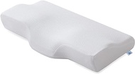 N01 Sleep &amp; Life Polyurethane Pillow, Memory Foam, Stiff Shoulders, Cervical Support, OEKO-TEX Certified, Washable Cover, White, Slightly Small, 19.7 x 11.8 inches (50 x 30 cm)