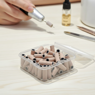 Advanced Mini Pink Nail File Heads, True Nail Use Size 240 (50 pcs) Grit #240