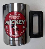 coca cola 可口可樂 X disney mickey 不鏽鋼水杯。mug。cup。stainless steel。全新