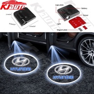 2pcs/set Hyundai Car Door Lights Wireless Welcome Lamps Stagazer Creta Accent Getz Avega I10 Santafe