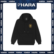 [สินค้าใหม่] HARA เสื้อกันหนาวฮู้ดดี้ แบบสวมหัว แขนยาว รุ่น HMTL-0030-02 สีดำ (เลือกไซส์ได้)