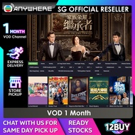 TVB Anywhere 1 Month Video on demand Subscription only 12BUY.AUDIO Authorized Dealer