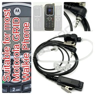 Motorola TRS GRID network (iDEN) Phone Air Tube Earpiece. 2.5mm Jack