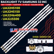 SAMSUNG 32 INC TV BACKLIGHT UA32H5100 UA32J5100 UA32H5150 UA32J5500 UA32H6400 32H 32J D4GE-320DC1-R2