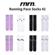 rnrn RACE Performance Socks 42 3D Knitted Compression Fitted Crew Running Socks