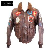 Avirex Vintage Limited Version M-422A 美國製造山羊皮 Top Gun G-1 遠東巡航飛行夾克，46 碼 [二手]